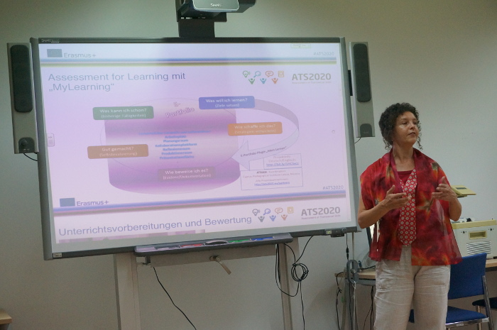 Andrea presents aspects of the ATS2020 project